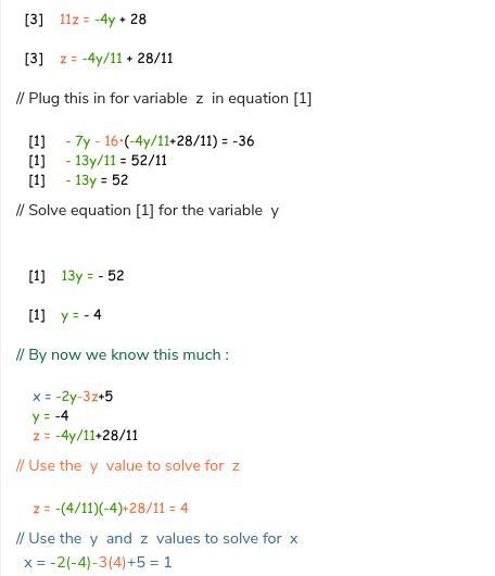 Solve this system using substitution:-example-2