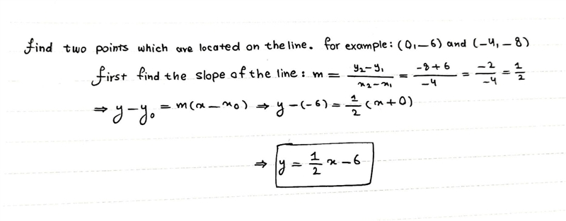 Find the equation of the line. Use exact numbers.-example-1