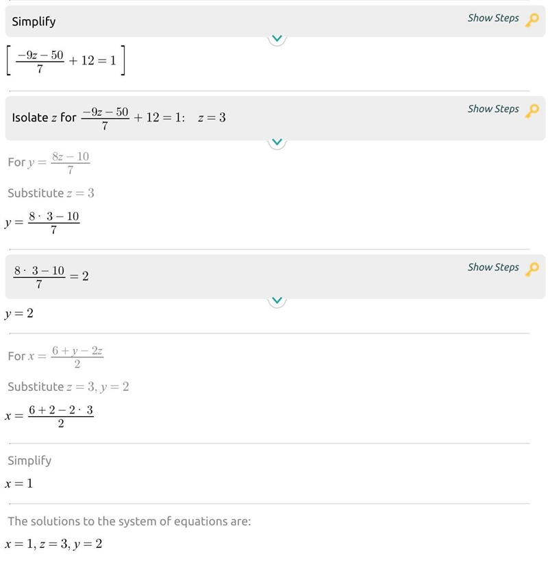 2x-y + 2z = 6 3x+2y-z = 4 4x + 3y - 3z = 1-example-1