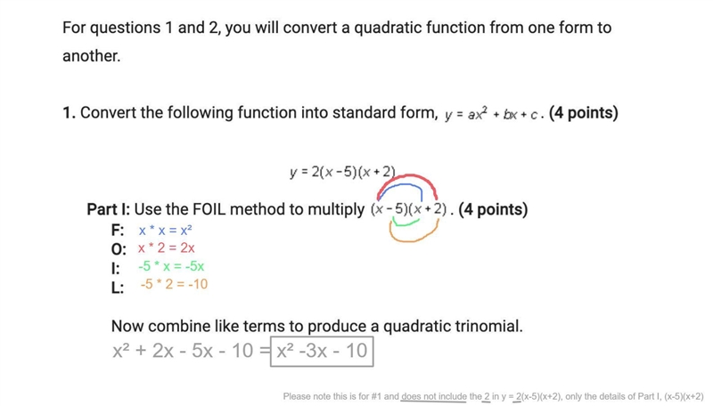 Pls answer all the questions FOIL pre calc-example-1