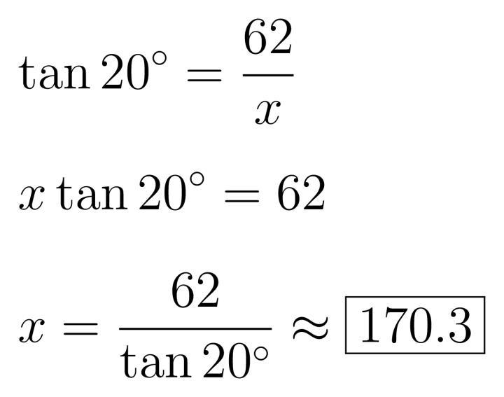 Solve for x. Round to the nearest tenth, if necessary-example-1