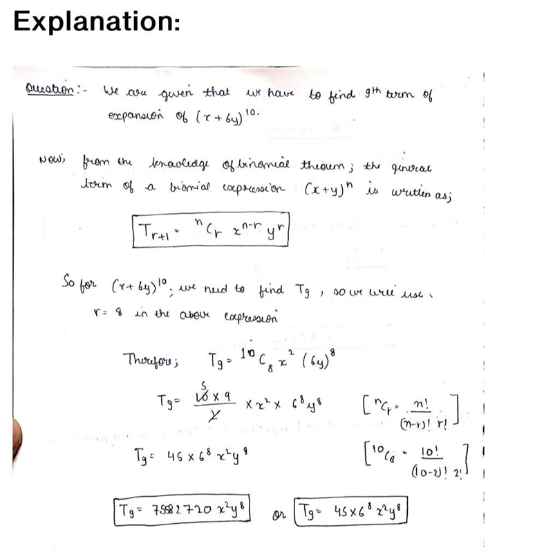 The ninth term of (x+6y)^10-example-1