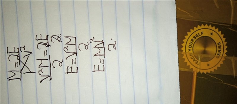 Rearrange the equation to isolate E: M=-example-1