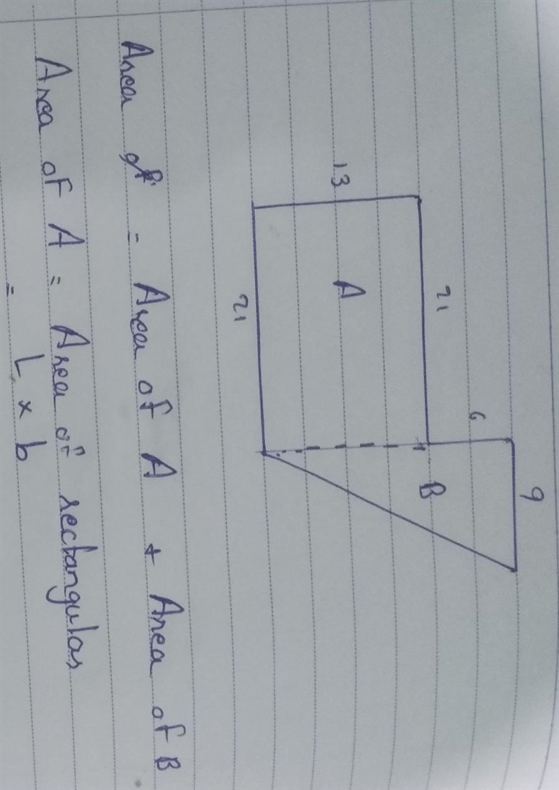 Find the total area of the composite figure below. SHOW ALL WORK.-example-4