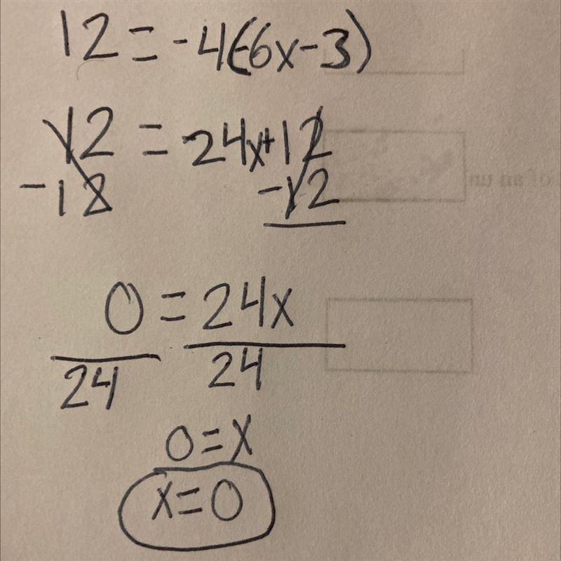 12 = -4(-6X - 3) what is x-example-1