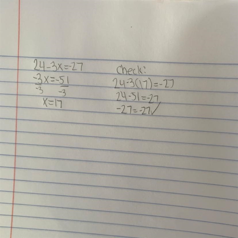 I NEED HELP FAST Solve the following equation, and check your solution. Be sure to-example-1