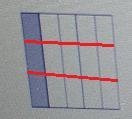 For each representation of one fifth, use a horizontal line or lines to show fractions-example-2