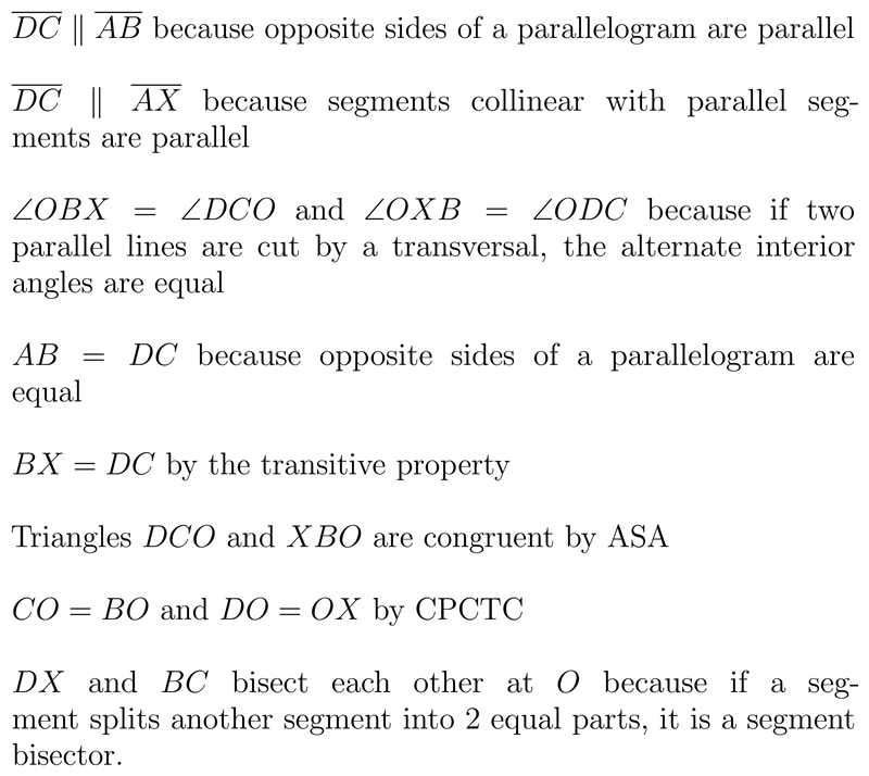 Can someone pls help me? abcd is a parallelogram and ab is produced to x such that-example-1