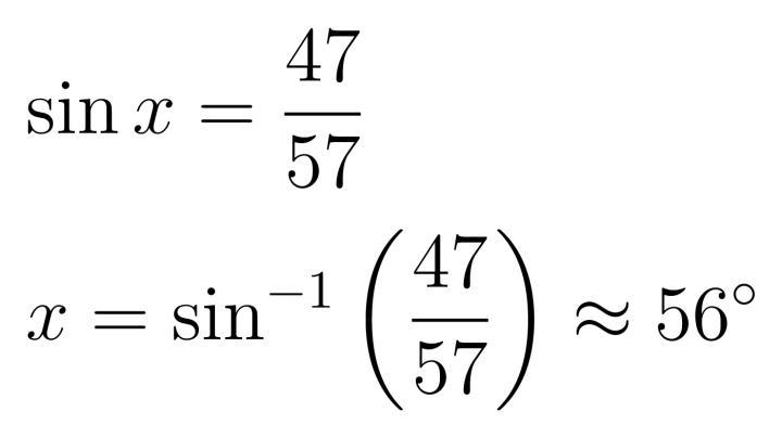 Find the value of x. Round angle measures to the nearest degree.-example-1