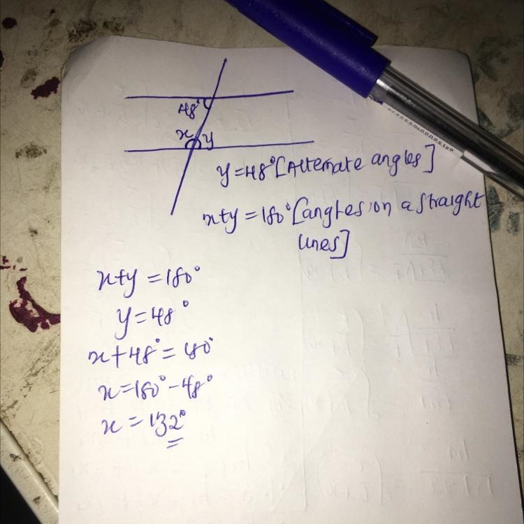 Angle relationships with parallel lines-example-1