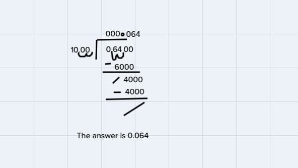 0.64 divided by 10.00-example-1