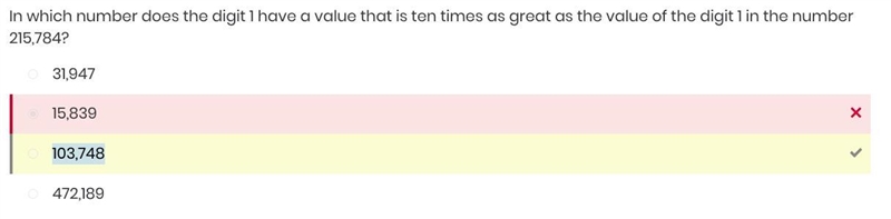 In which number does the digit 1 have a value that is ten times as great as the value-example-1