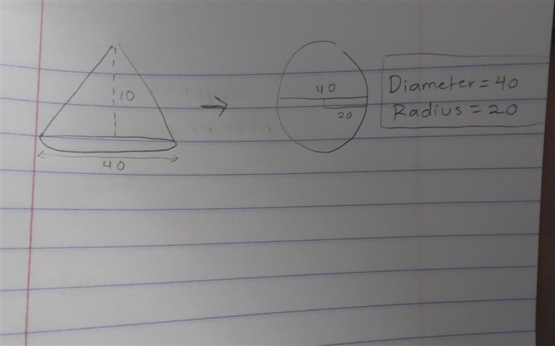 The cone and sphere have equal volumes. what is the radius of the sphere? show your-example-1