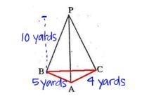 Identify the solid. Then find the volume. Assume triangular bases are right triangles-example-1