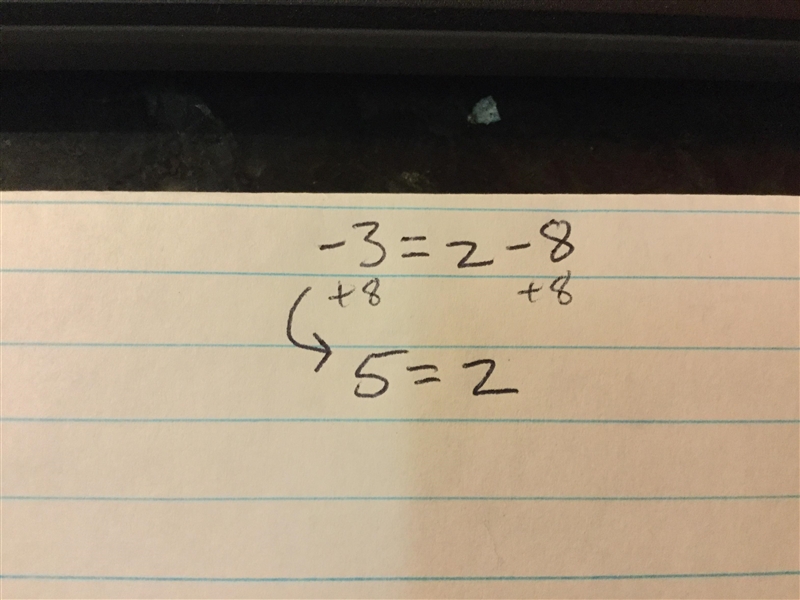 -3=z-8 Help me solve this equation-example-1