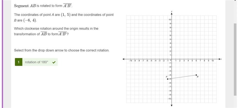 AB←→is reflected to form ​​ ​A'B'←→−​. The coordinates of point A are (0, 2) and the-example-1