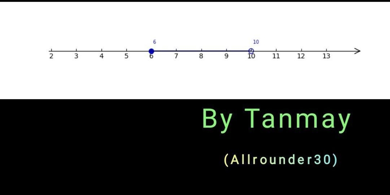 Show your steps for full credit. Show your answer on a number line and in interval-example-1