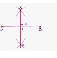 How many lines can be constructed through point P that are perpendicular to AB-example-1