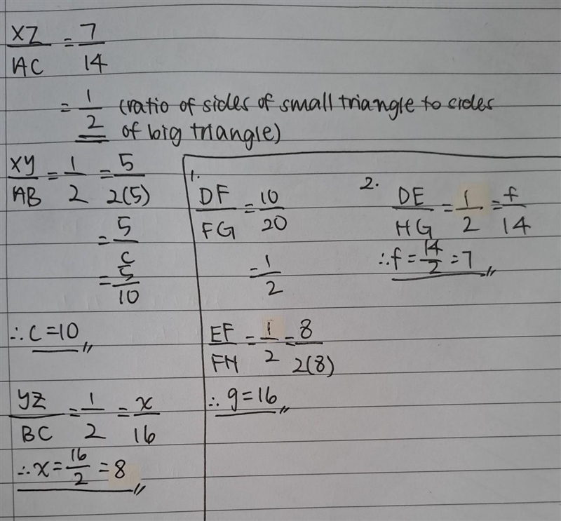 I need help with question one, who would you find the missing side length-example-1