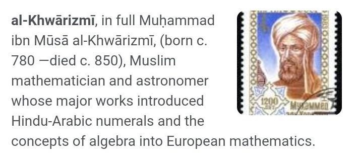 Who is the Father of Algebra ?-example-1