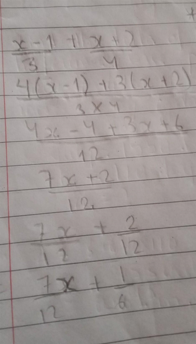 Solve these algebraic fractions please with explanation would be great ​-example-1