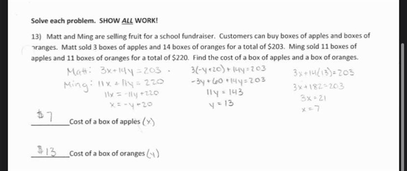 Matt and Ming are selling fruit for a school fundraiser. Customers can buy small boxes-example-1