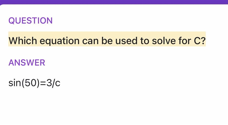 Which equation can be used to solve for b? B 30° 8ft G C b A-example-1