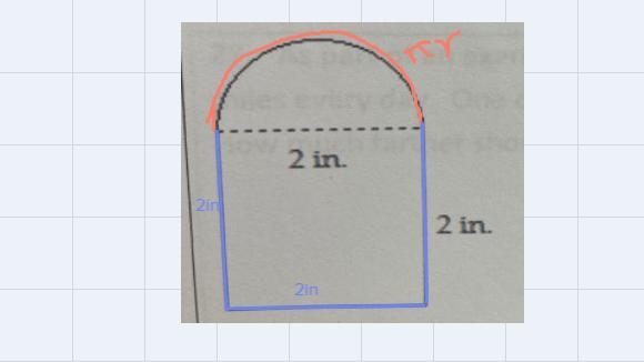 Find the perimeter. The shape consists of a squareand half a circle. Use = 3.14.-example-1