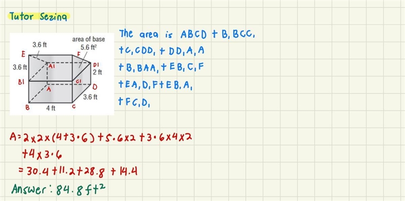 Find the surface area of the composite figure. Worth 25 points!!!! please answer correctly-example-1