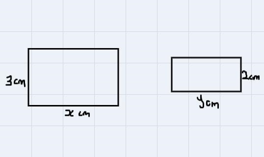 Together, the areas of the rectangles sum to 30 square centimeters.-example-1