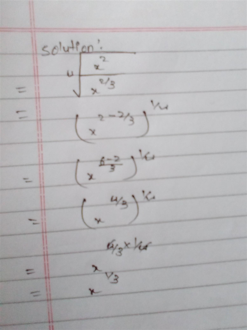 Rewrite the expression in the form x^n-example-1