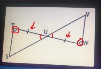 State whether the pair of triangles are congruent.If congruent, state the congruence-example-1