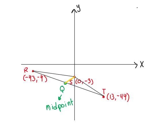 Points R S and T make the triangle (triangle)RST and are at the coordinates R(-43,-4), S-example-3