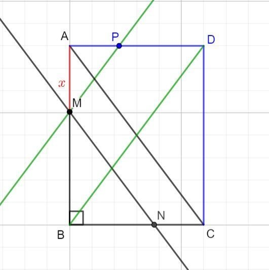 ABC is a right triangle at B such that AB = 8 cm and AC = 10 cm. 1° Calculate BC 2º Consider-example-2