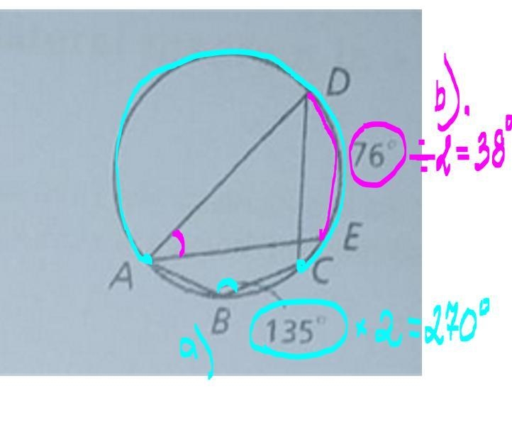 Can someone help me here NONSENSE=REPORT topic: Inscribed Angles and Intercepted Arc-example-1