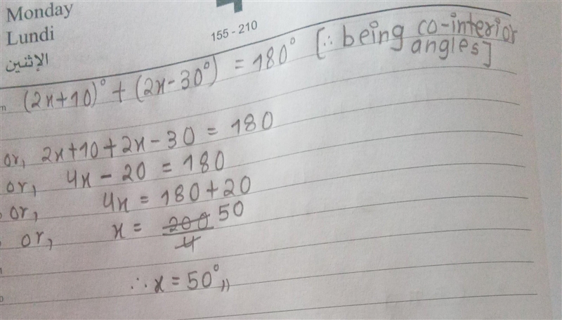 Examine the figure of two parallel lines cut by a transversal What is the value of-example-1