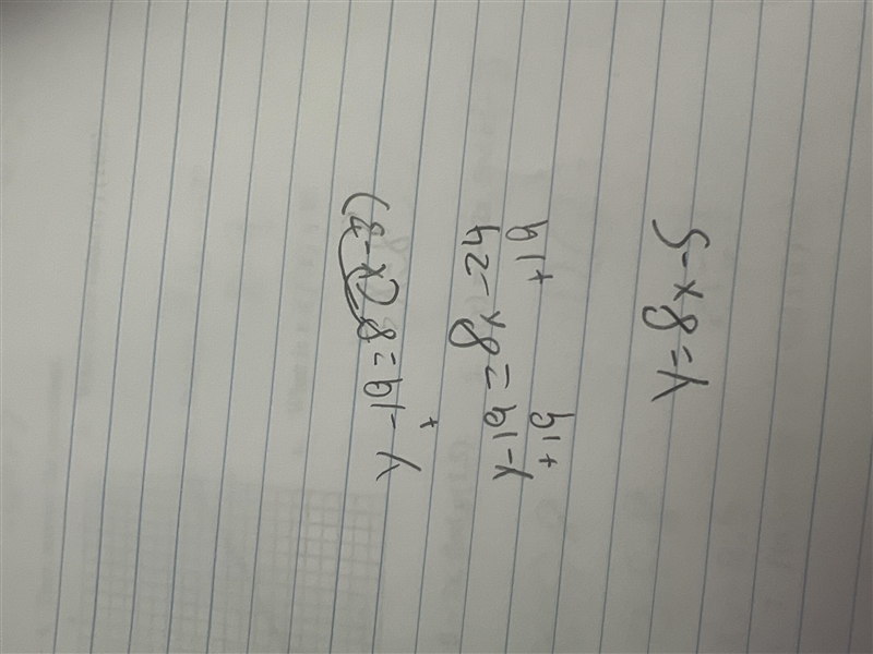 Rewrite the following equation in slope-intercept form. 8x + 19y = 3-example-1