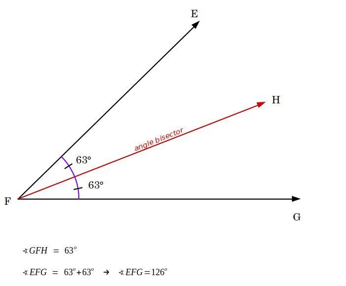 How am I supposed to find out how what angle EFG is so I can solve this problem?-example-1