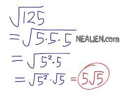 The square root of 125 is between .-example-2