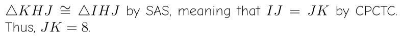 M.2 Triangles and bisectors What is JK?-example-1