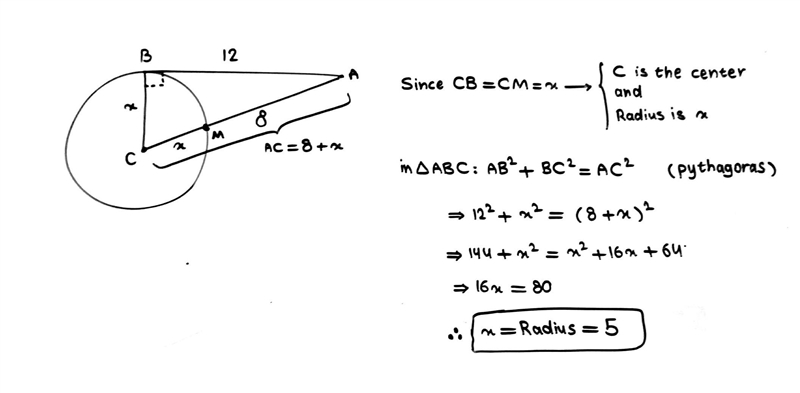 What is the radius of circle C?-example-1