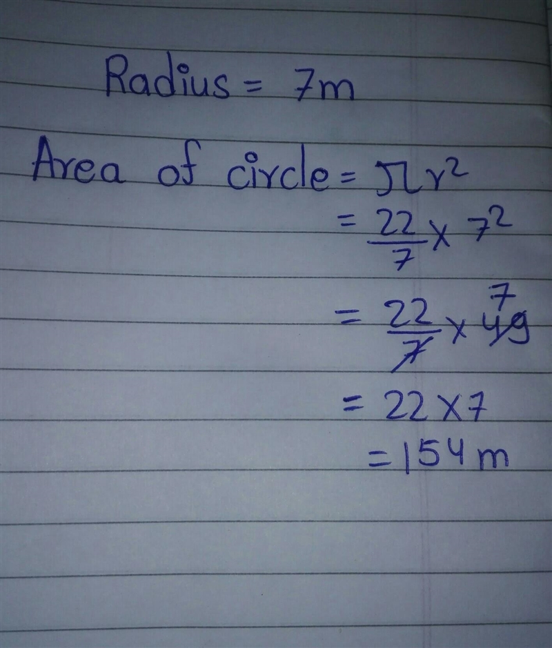 Calculate the area each circle below.#1-example-1