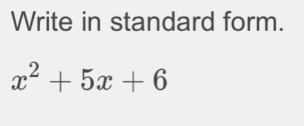 What is the standard form of a polynomial(x+2)(x+3)-example-1