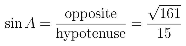 What is the exact value of sinA? sinA=-example-1