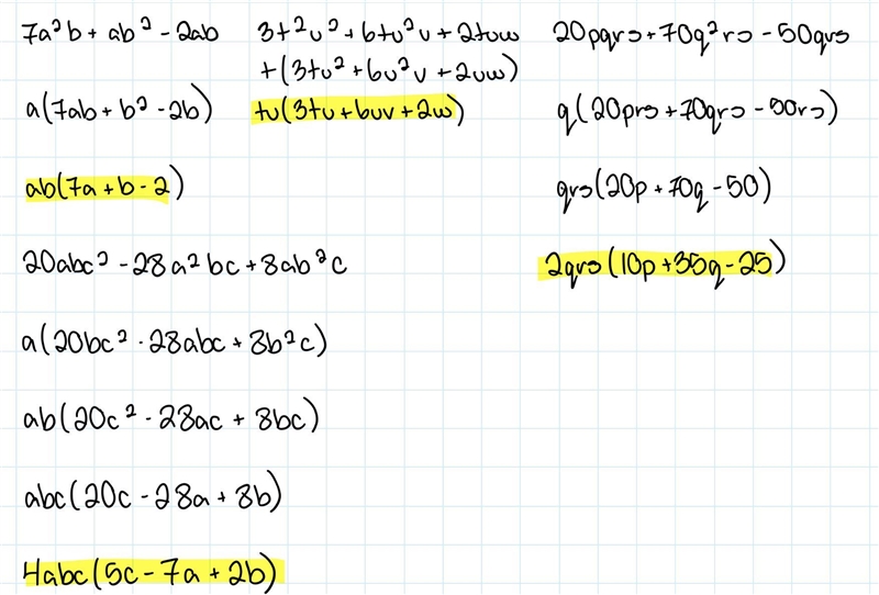 Factorise expressions-example-1