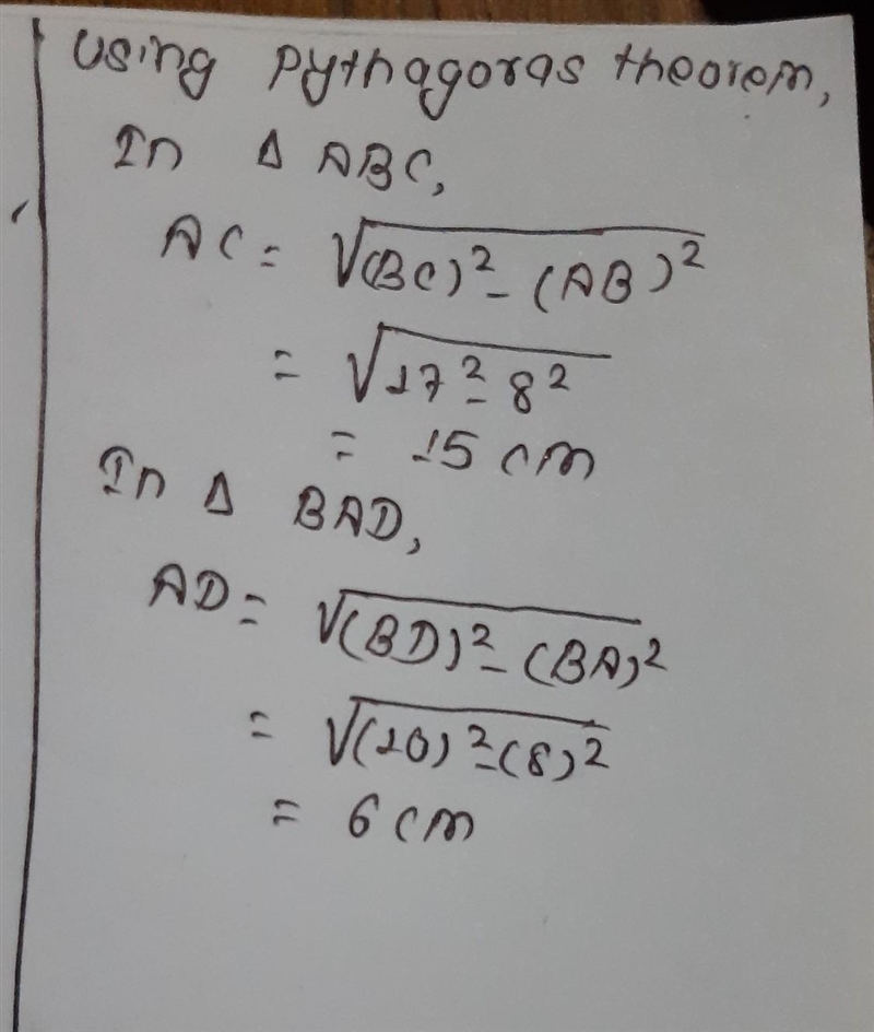 Find the length of AC Find the length of DC-example-1