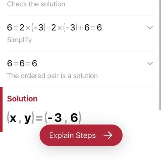 I’m not sure how to do this y = 2x-3 -2x+y = 6-example-1