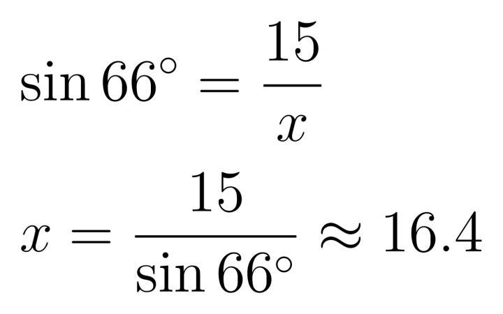 Help me find x find the missing side ​-example-1