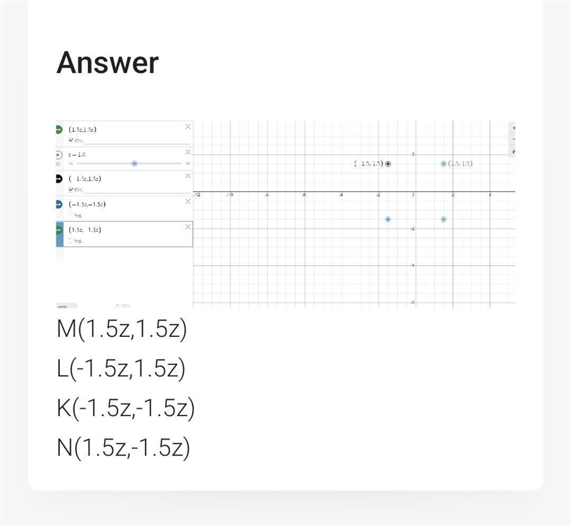 3. A figure KLMN is a square centered at the origin. M is in quadrant I, L is in quadrant-example-1