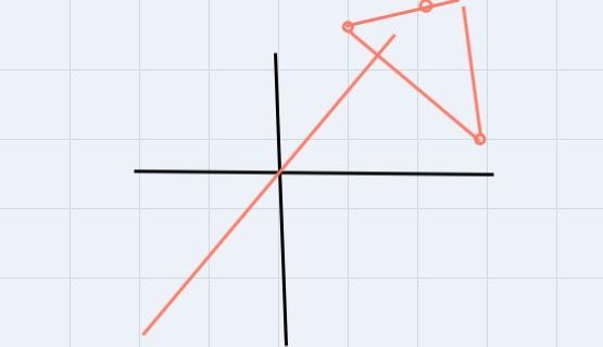 Your Turn! Triangle ABC is located at A (1,3), B(4,1) and (3, 4). Perform the following-example-1